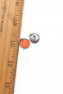 Peach Stud Earrings